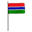 Gambia Flag 4 x 6 inch