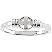 Sterling Silver Cross Ring - Size 6