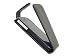iTALKonline BLACK FlipMatic Easy Clip On Vertical Flip Pouch Case Cover with Holder for Apple iPhone 4 4S (2011) (4G, HD)