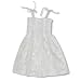 Fern Leaf Garden Spaghetti Strap Hawaiian Aloha Smocked Sun Dress in Wedding White - 24 Months