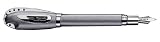 Ducati 1000 Metallic Grey Fine Point Fountain Pen - DU-FPGY-F