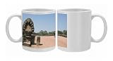 The 12th century bridge near Siem Reap, Cambodia, Indochina, Southeast Asia, Photo Mugs