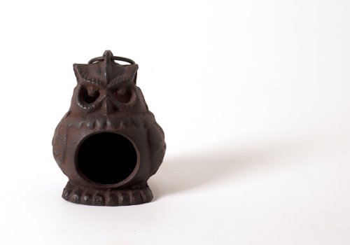 Foreside Iron Owl Lantern
