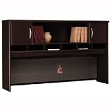 Bush Business Furniture WC12966 Mocha Cherry Series C Hutch 72 Inch 2 Door...