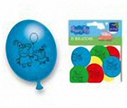 Peppa Pig Party Latex Balloon (10 pack) - Peppa Pig Party Supplies