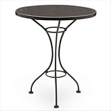 Woodard 190011 Parisienne Round Bistro Table with Mesh Top