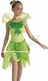 Cute Kids Peter Pan Halloween Costume Tinkerbell Fairy Outfit Childrens Green Tinker Bell Girl Dress