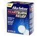 Alka-Seltzer Heartburn Relief Tablets, Antacid and Heartburn Relief, Lemon Lime, 36-Count Boxes (Pack of 4)