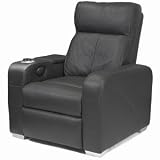 Home Cinema Seating (1 Seater Black Leather)