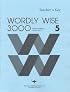 Wordly Wise 3000 Book 5 - Answer Key