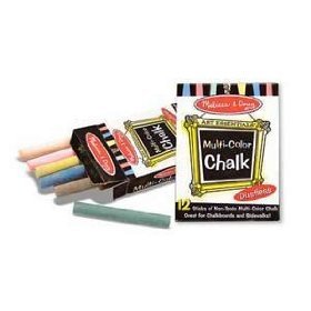 Melissa Doug Educational Toy MultiColored Chalk Sticks