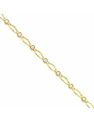 14K Gold 2.7mm Diamond Tennis Bracelet Mounting