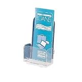 Deflecto 51601 Foldem-up clear leaflet pockets, 6 pk