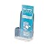 Deflecto 51601 Foldem-up clear leaflet pockets, 6/pk
