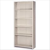 Lyon Workspace Products 8271 8000 Series Closed Shelving with Open Back - 6 Shelves: 84' H x 36' W x