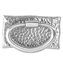 Arts & Crafts Collection Hammered Oval Ring/Bail Pull