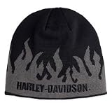 Harley-Davidson® Mens Tonal Flame Knit Cap. One size fits most. 99473-10VM