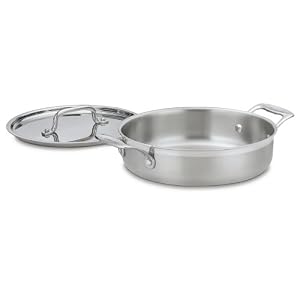 Cuisinart MultiClad Pro Stainless 3-Quart Casserole with Cover by Cuisinart