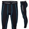 Kooga Power Rugby Baselayer Leggings Black/Blue