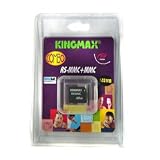 Kingmax Reduced Size Multi Media Memory Card 128Mb with MMC Adaptor (RS MMC)
