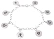 Sterling Silver Chinese Character Bracelet,