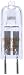 Sylvania 58660 50-Watt 12-Volt Halogen Single Ended Quartz Lamp with Clear Finish and GY6.35 Bi-Pin Base, 1 Pack #50T4QCLRP