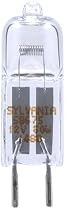 Sylvania 50-Watt 12-Volt Halogen Single Ended Quartz Lamp with Clear Finish and GY6.35 Bi-Pin Base, 1-Pack #50T4QCLRP