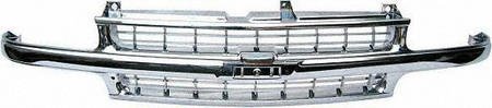 00-05 CHEVY CHEVROLET TAHOE GRILLE SUV, All Chrome (2000 00 2001 01 2002 02 2003 03 2004 04 2005 05) C070108C 15747824CHROME