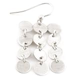 Marianne Raining Discs Earrings in Silver or 18 kt Gold Vermeil