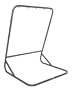 Outback Chair OB176 Haven Chair Frame, Platinum