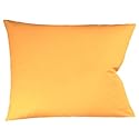 fleuresse Kissenbezug colours Satin Uni 9100-2046, Mako Satin in 40x60 cm, Farbe Gold, 100% Baumwolle, mit Reißverschluss