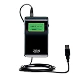 IMAGE OF Classic Straight USB Cable for the Creative Zen Neeon with Power Hot Sync and Charge capabilities - uses Gomadic TipExchange Technology