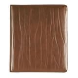 Folio 1 Western Coach Open Binder - Dark Tan