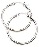 Search : Signature Tarnish Free Polished Hoop STERLING SILVER