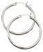 Signature Tarnish Free Polished Hoop STERLING SILVER