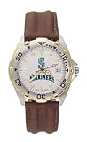 Seattle Mariners All Star Leather Mens Watch