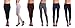 6 Pieces Pack Fall Colors Knid Women's Legging