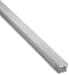 Aluminum 6063-T5 U-Channel, Square Corner Style, ASTM 221, 1/8