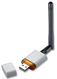 Lindy - 52057 - Adaptateur Clé USB 2.0 Wifi avec antenne démontable - 5dBi