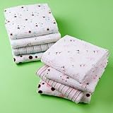 Aden + Anais Aqua / Brown Muslin Swaddling Blankets - 4 Pack