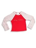 Pisces - Girls Long Sleeved Tee, Red, Grey