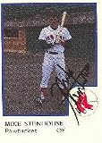 Mike Stenhouse, Pawtucket Red Sox - Red Sox Affiliate Autographed Card