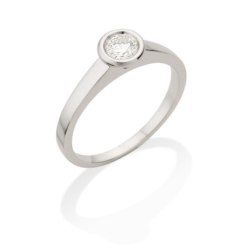 Miore MC001WBO 18 Karat (750) Wei&szlig;gold Solit&auml;r Ringe mit IGI Zertifikat f&uuml;r Brillant 0,25  Preisvergleich