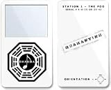 Dharma White - Apple iPod video 30GB/ 60GB/ 80GB Skin Decals - Faceplate Stickers