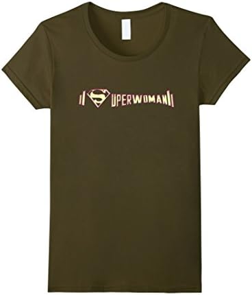 Women's iisuperwomanii Shirt - Superwoman Shirt  Medium Olive