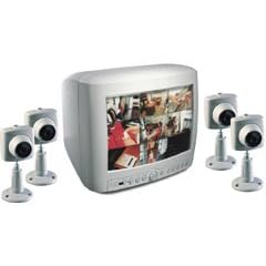 Philips VS8394/14T Color Multiplexer Monitor with 4 Cameras