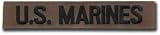 US USMC Marines BRANCH TAPE Uniform Iron On Embroidered Patch