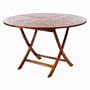Teak Round Folding Table