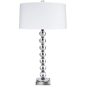 Larry Laslo Stacked Ball Crystal Table Lamp by Frederick Cooper