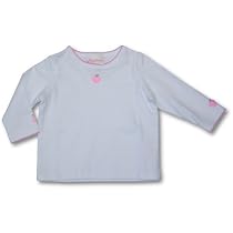 Hartstrings Infant Girls White Longsleeve Tee ~ Pink Apples SIZE 12 months